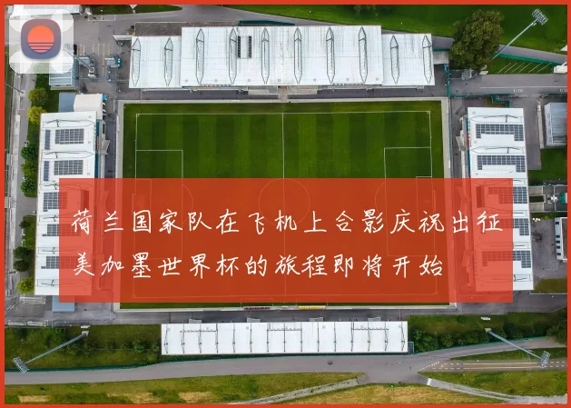 荷兰国家队在飞机上合影庆祝出征美加墨世界杯的旅程即将开始